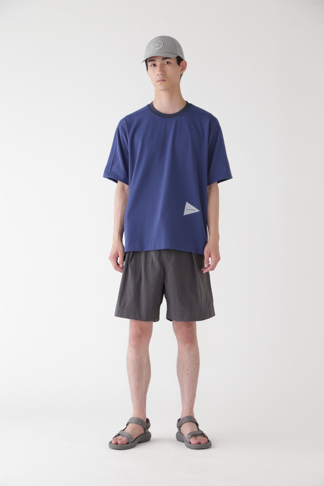 nylon chino tuck tapered short pants(M) | bottoms | and wander 