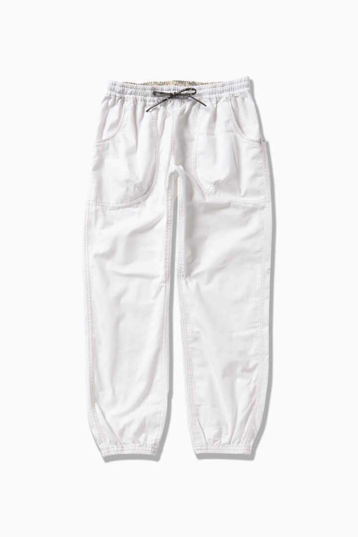 【DRY Easy Denim pants】white/ボトムス/サイズ:L/コットン 65% ポリエステル 35%/日本製/公式 アンドワンダー