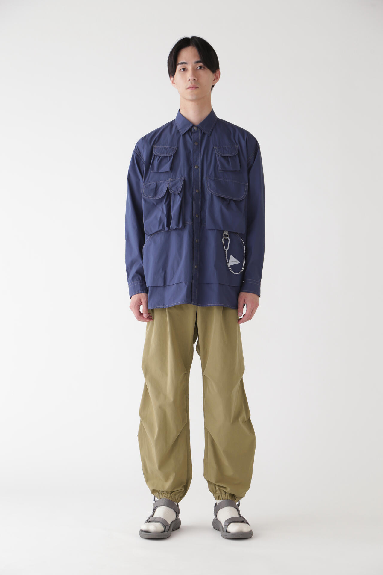 multi pocket shirt(M) | shirts | and wander ONLINE STORE