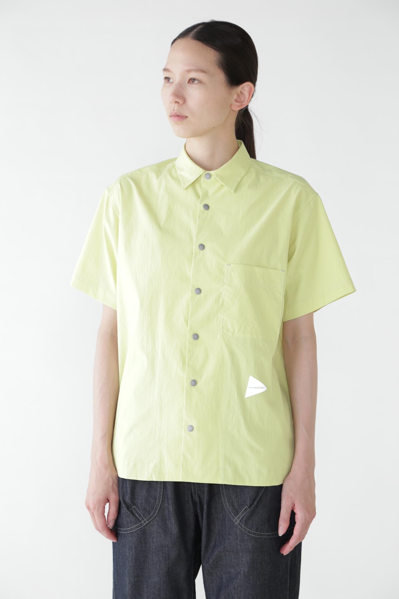 UV cut stretch SS shirt | shirts | and wander ONLINE STORE
