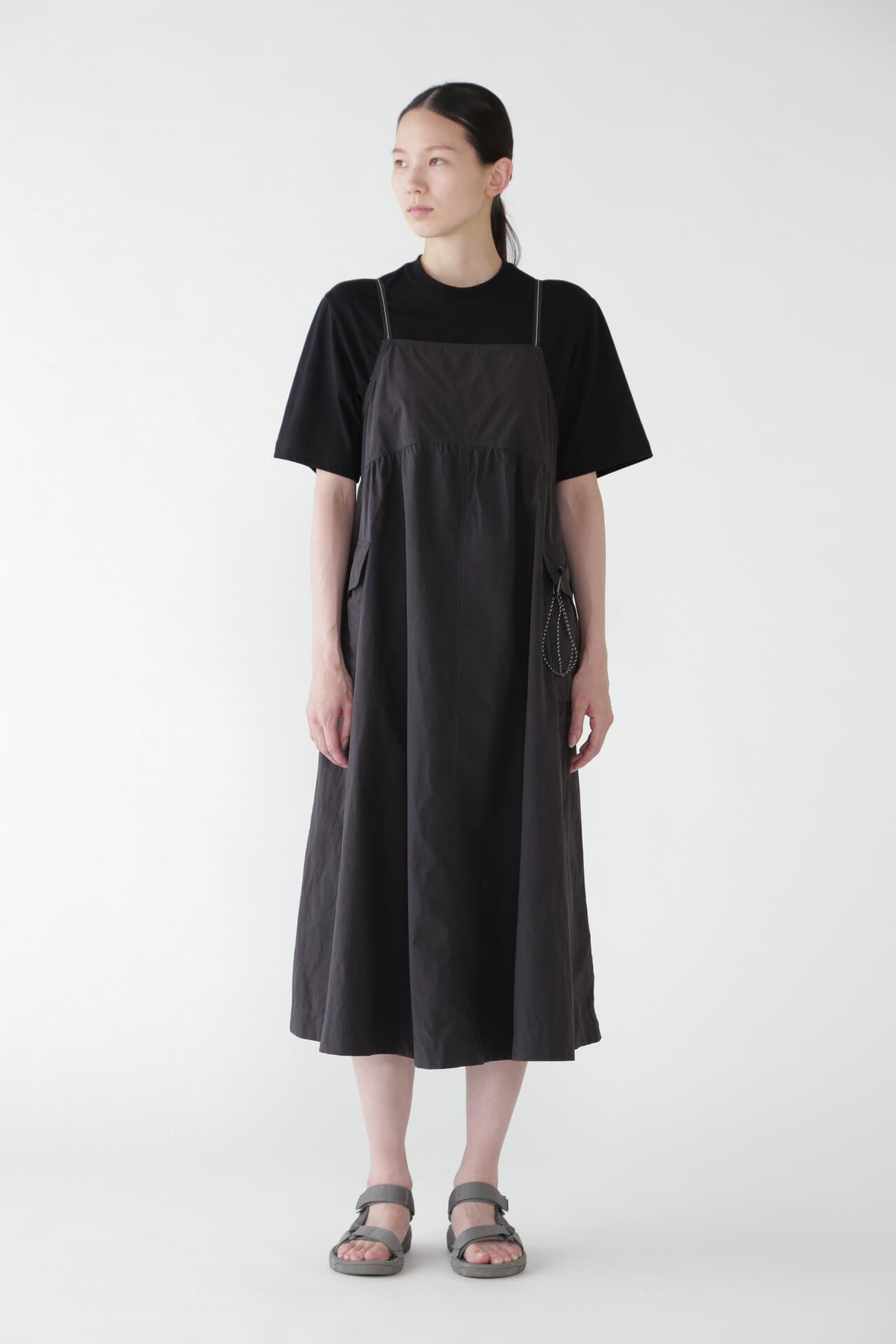 oversized cargo dress (W) | shirts | and wander ONLINE STORE