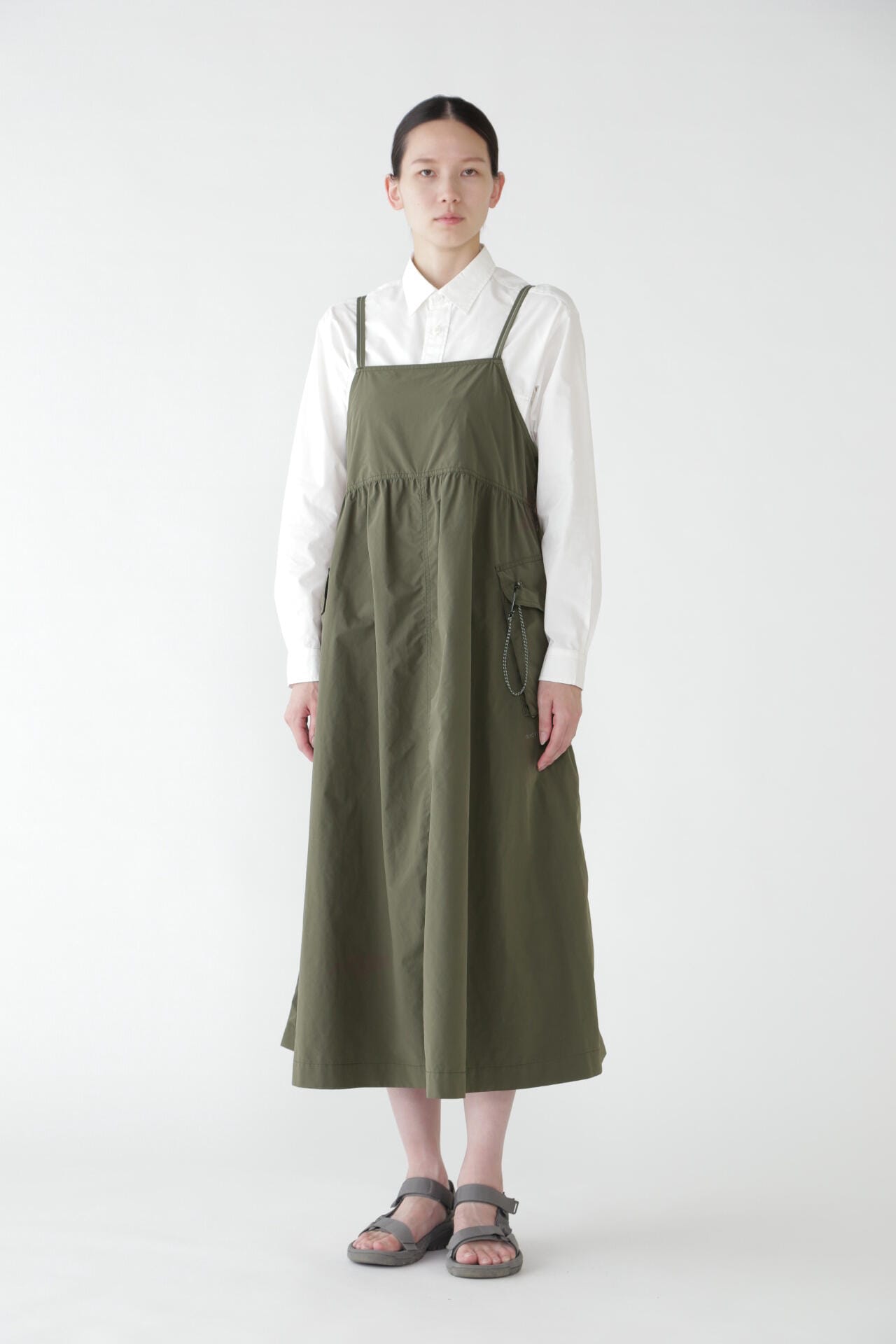 oversized cargo dress (W) | shirts | and wander ONLINE STORE
