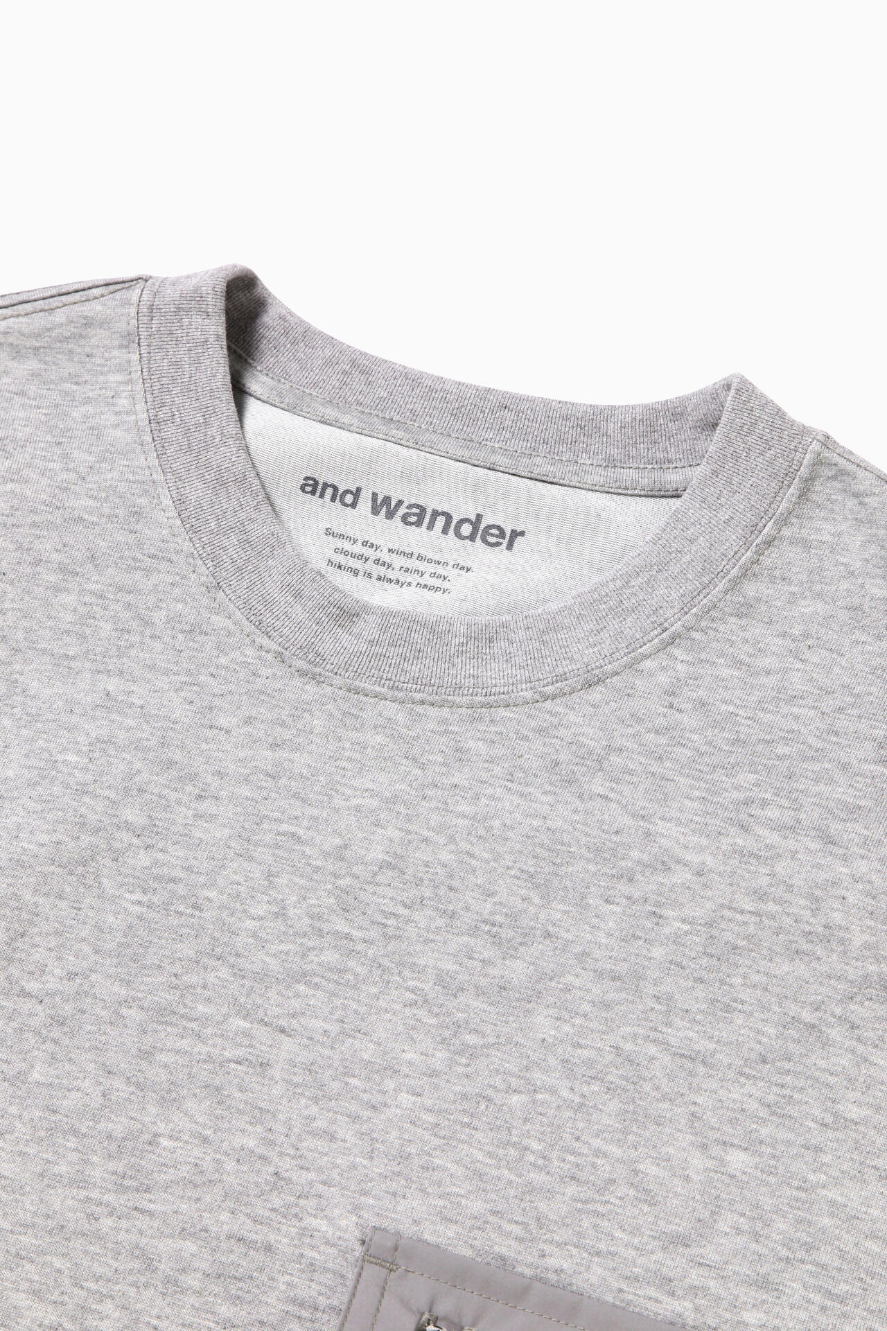 pocket T | cut_knit | and wander ONLINE STORE