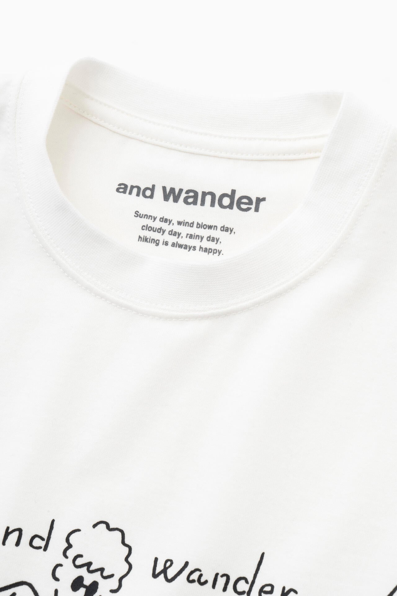 Yu Nagaba printed T | cut_knit | and wander ONLINE STORE