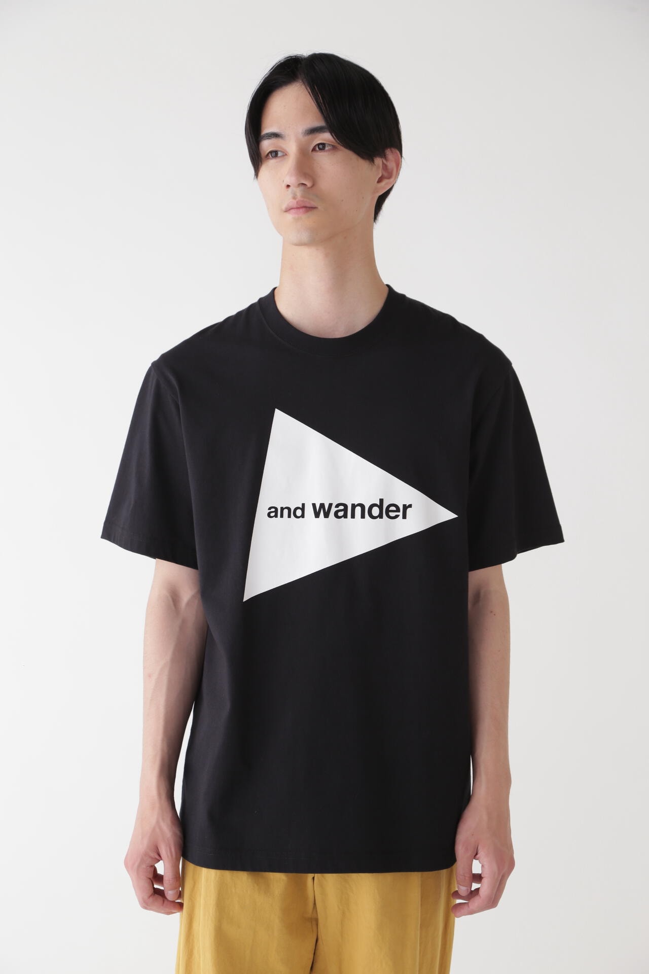 and wander big logo T | cut_knit | and wander ONLINE STORE