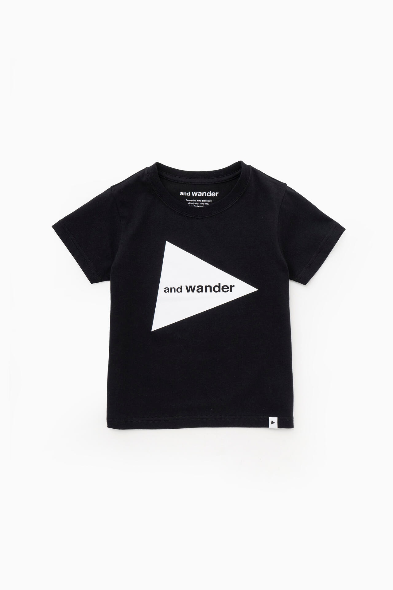 and wander big logo T kids | cut_knit | and wander ONLINE STORE
