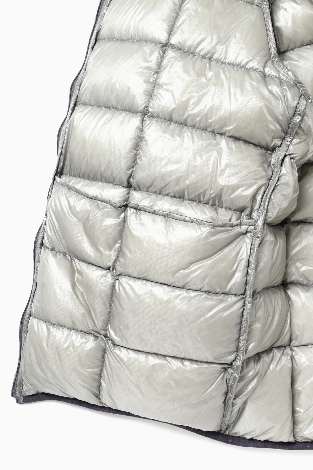 diamond stitch down jacket