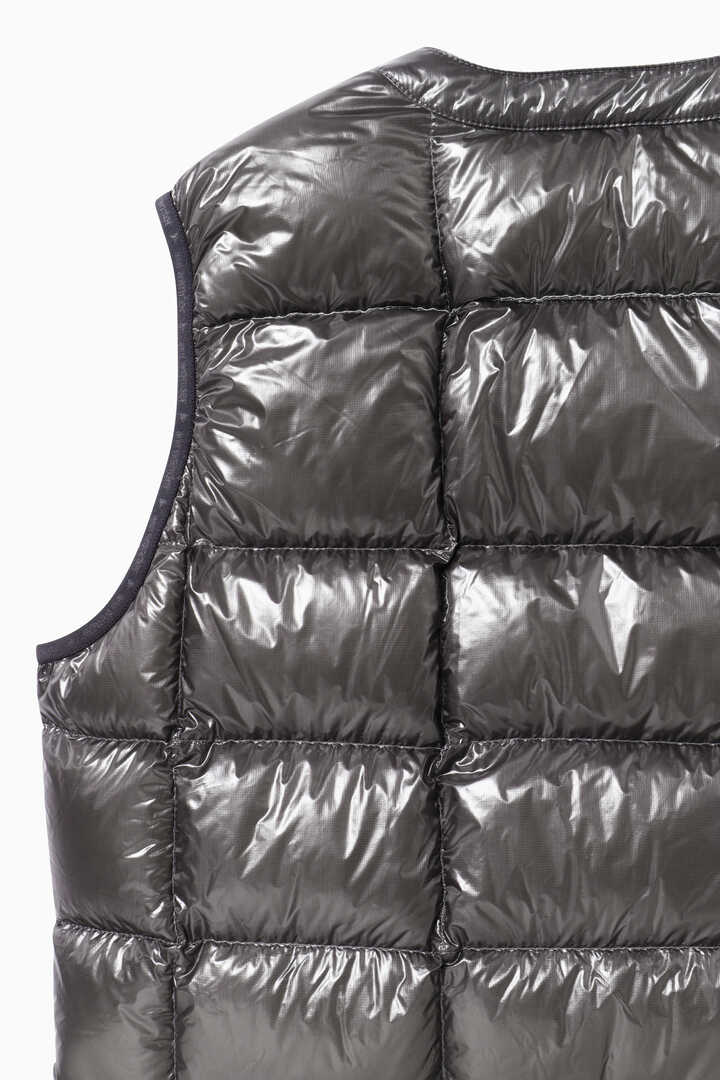 diamond stitch down vest