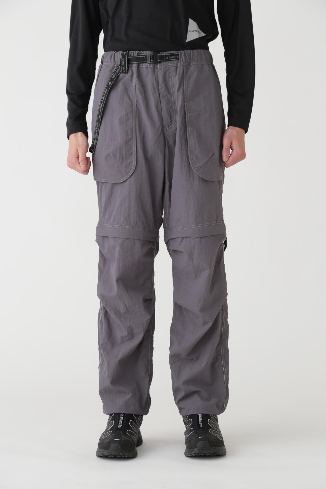 NY taffeta hiker 2way pants