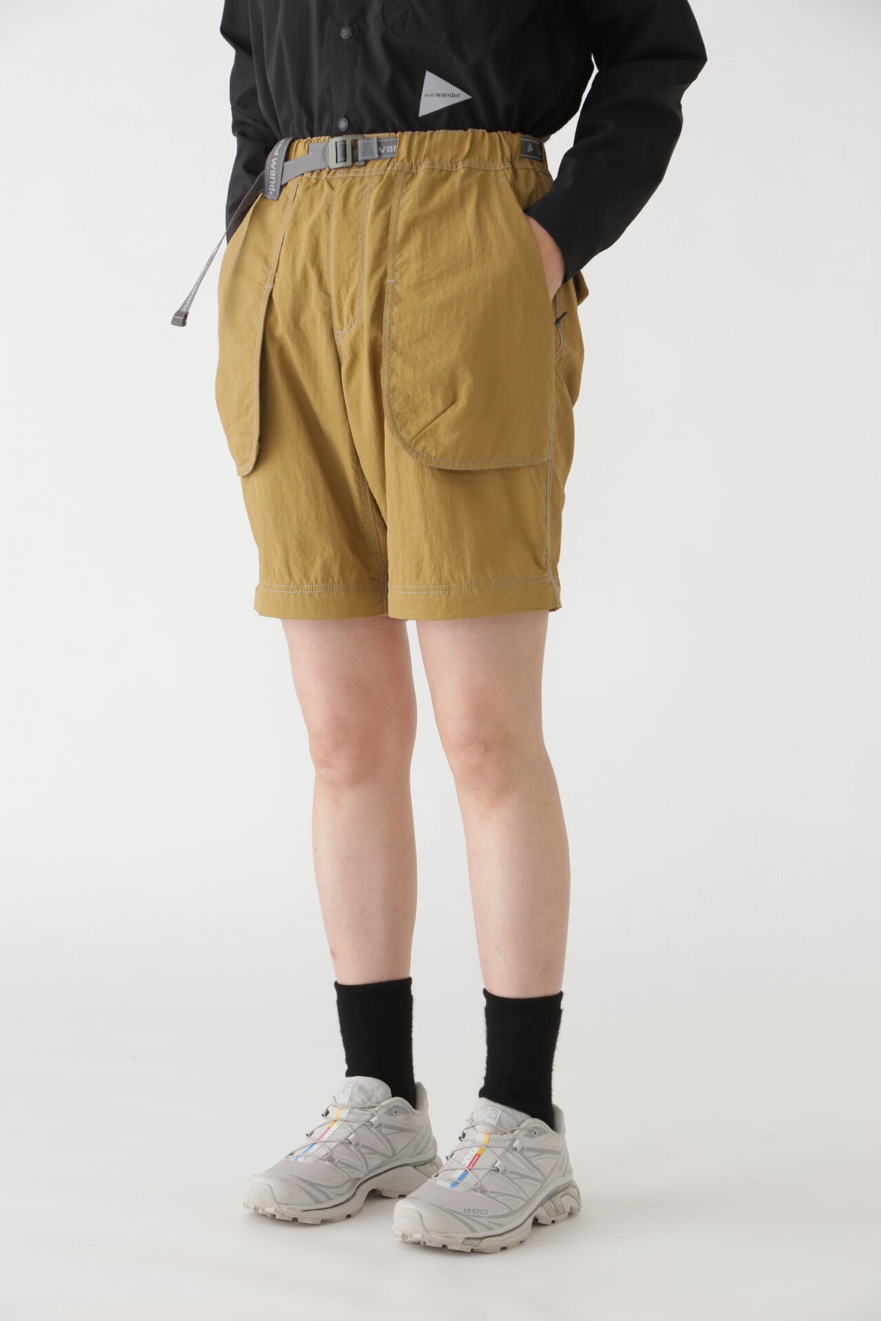 NY taffeta hiker 2way pants