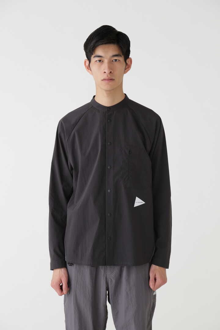 fleece base band collar shirt