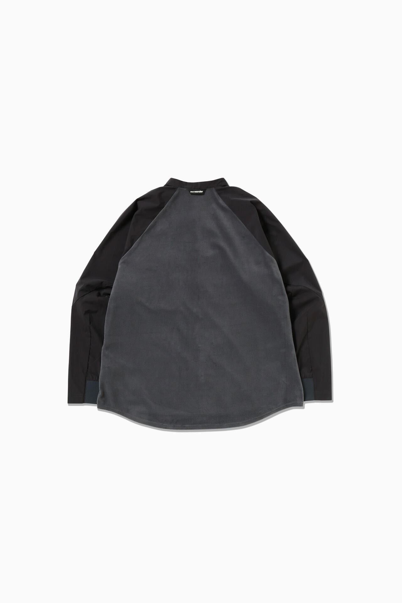 fleece base band collar shirt