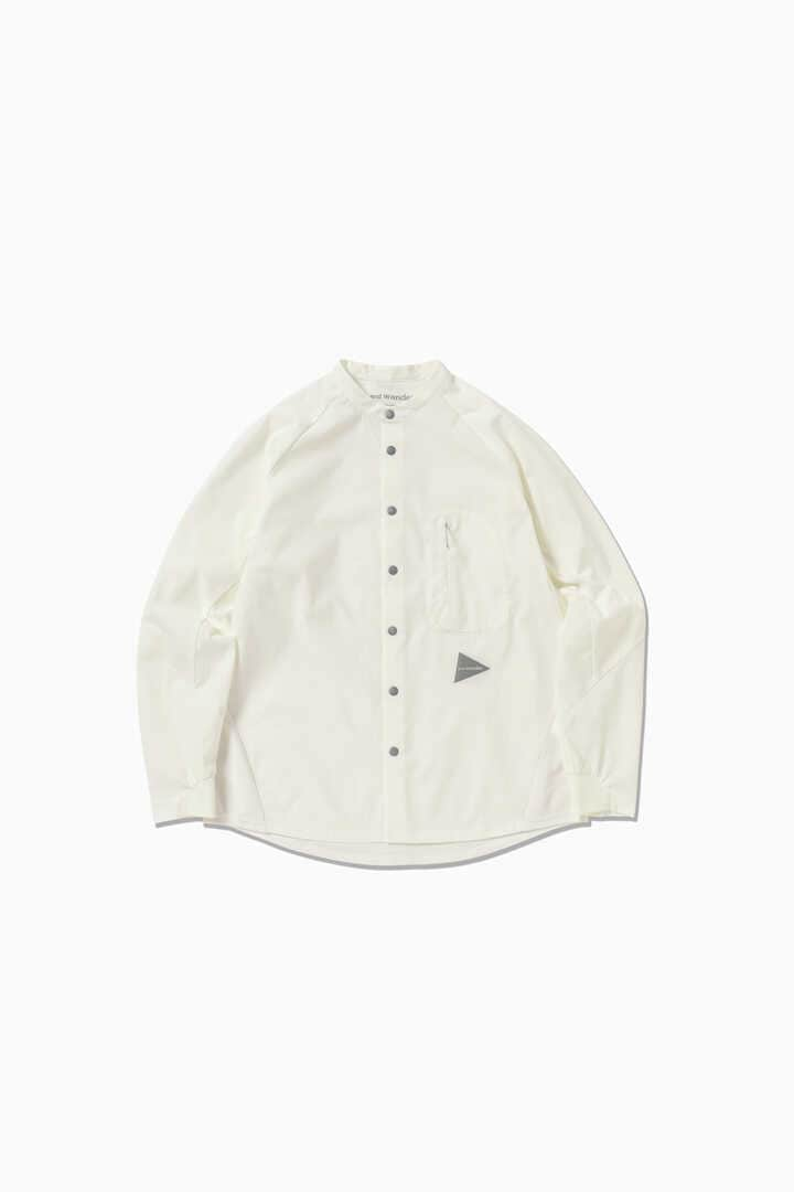 fleece base band collar shirt