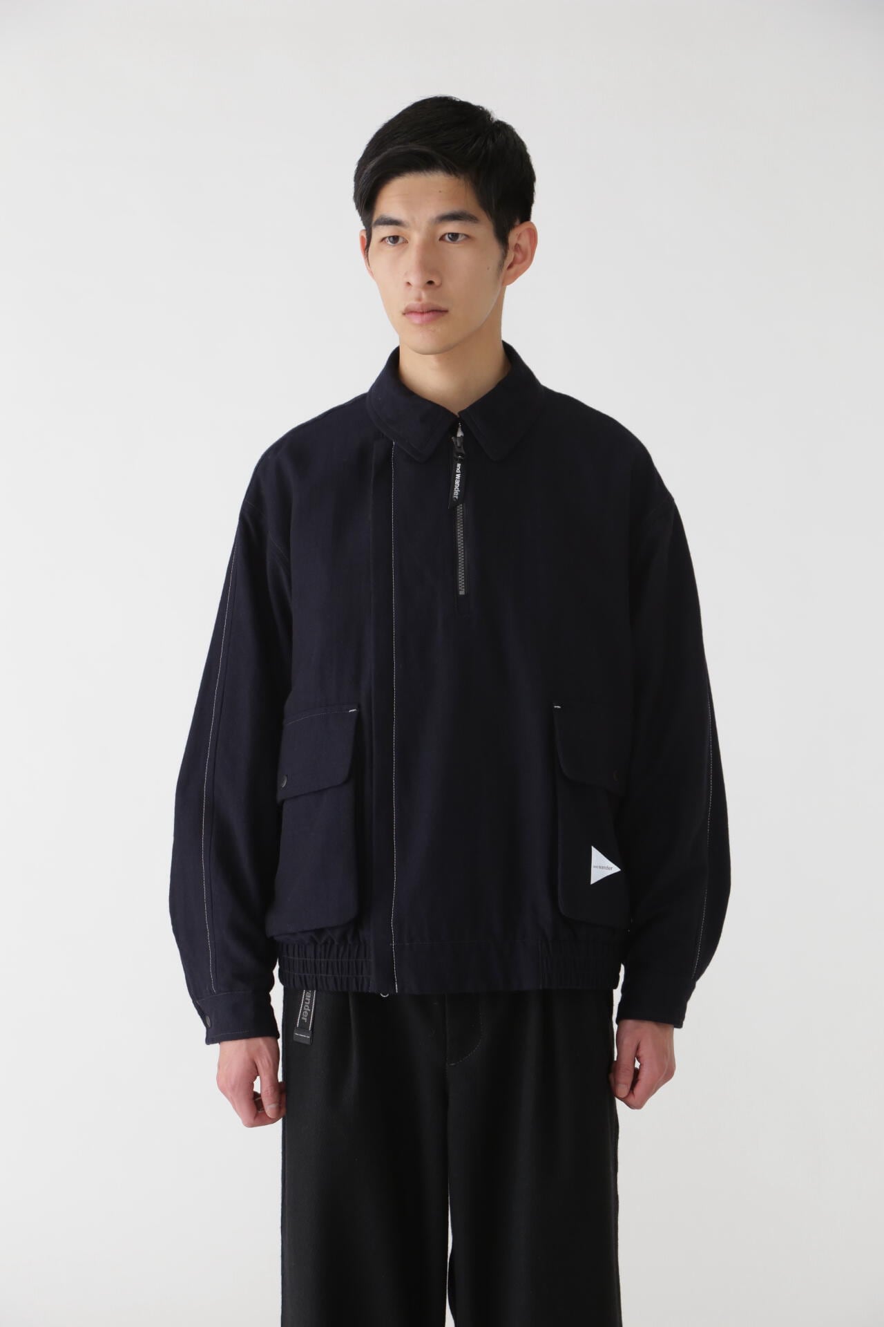 zip up C/W blouson