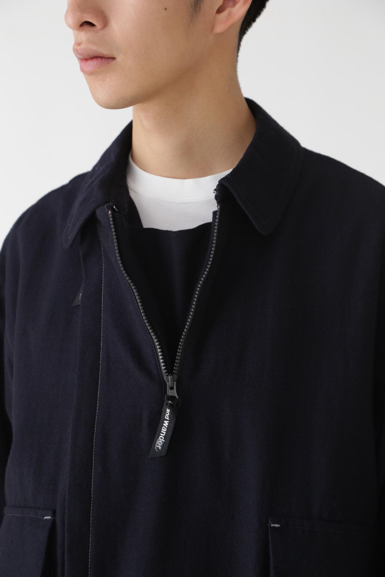 zip up C/W blouson