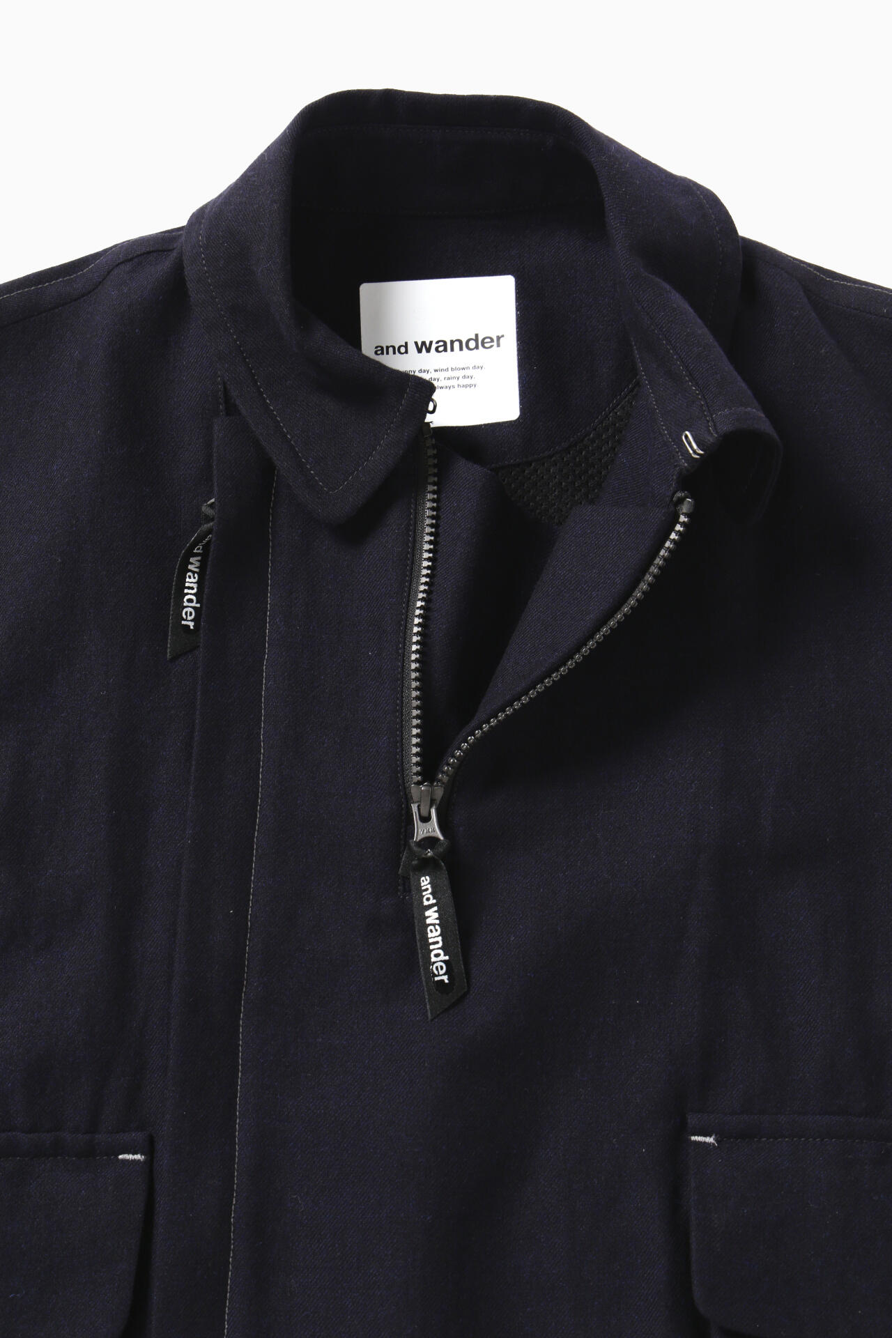 zip up C/W blouson