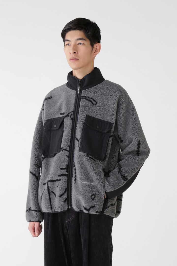 Daijiro OHARA map key boa jacket