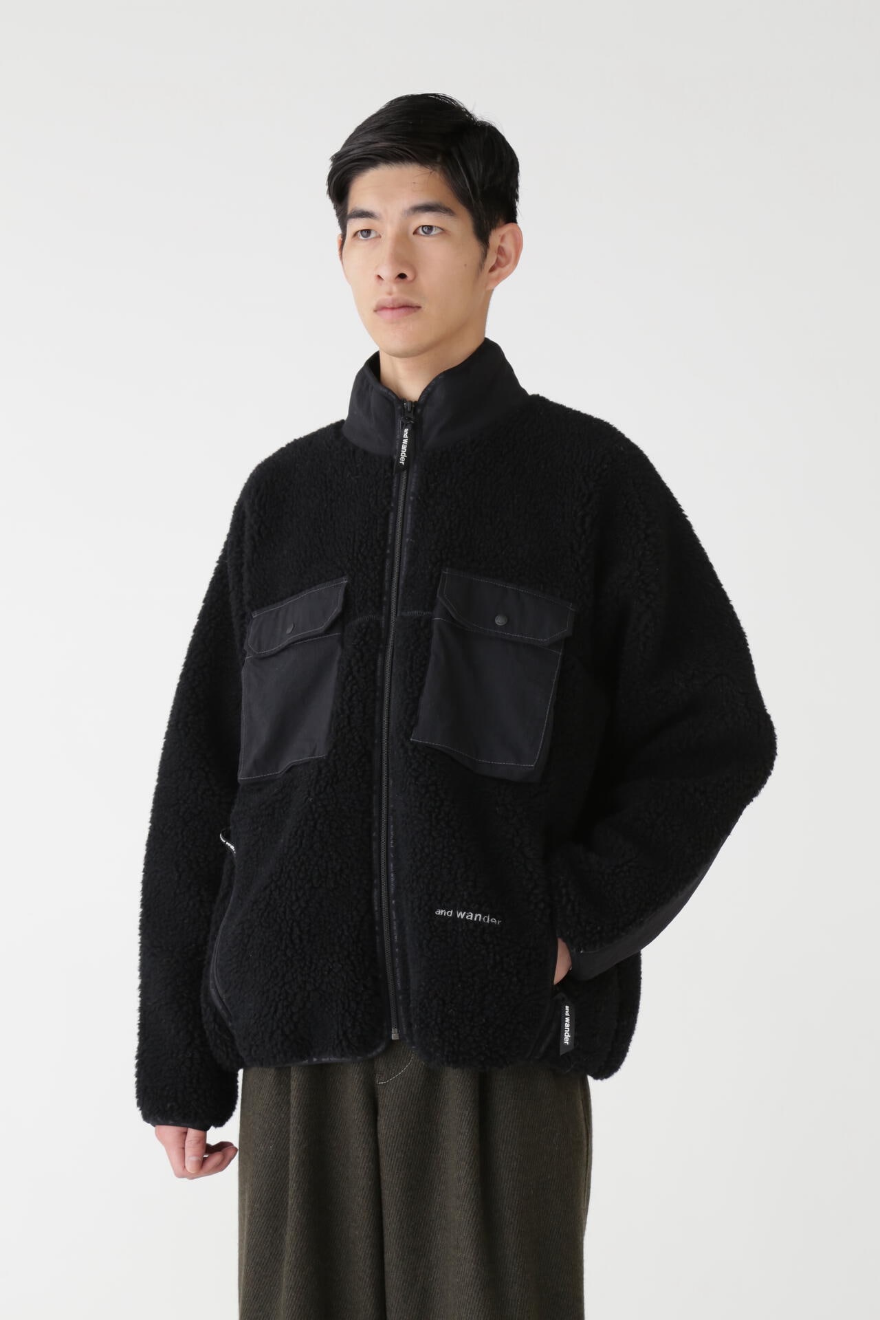 wool boa jacket | outerwear | and wander ONLINE STORE