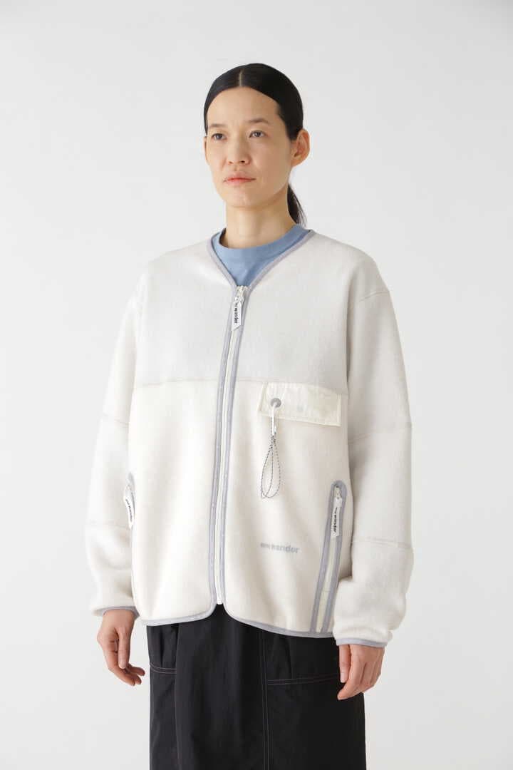 wool fleece cardigan