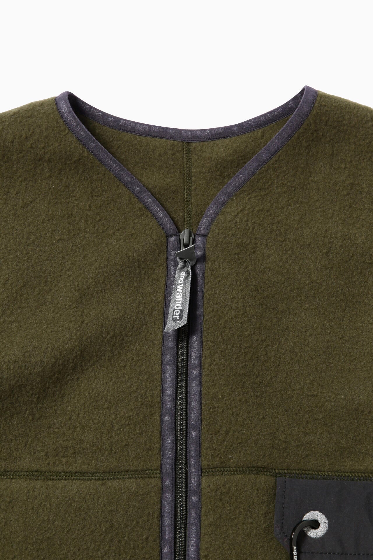 wool fleece cardigan