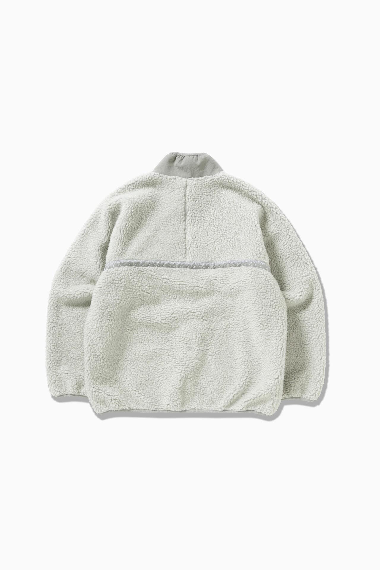 GRAMICCI × and wander JQ tape fleece jacket