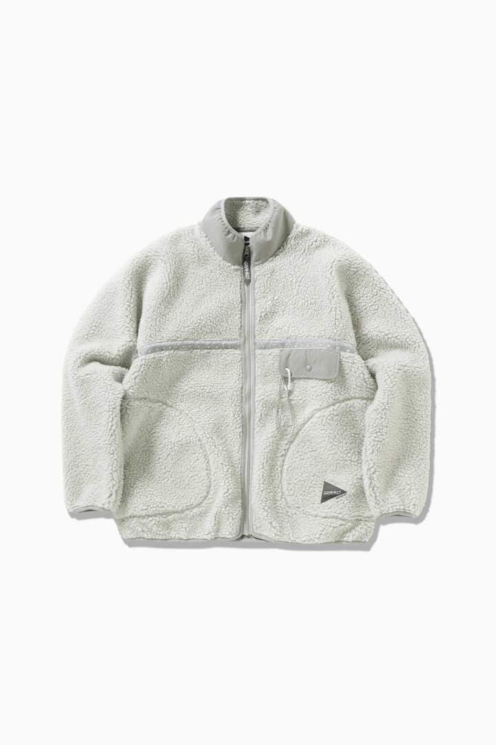 GRAMICCI × and wander JQ tape fleece jacket