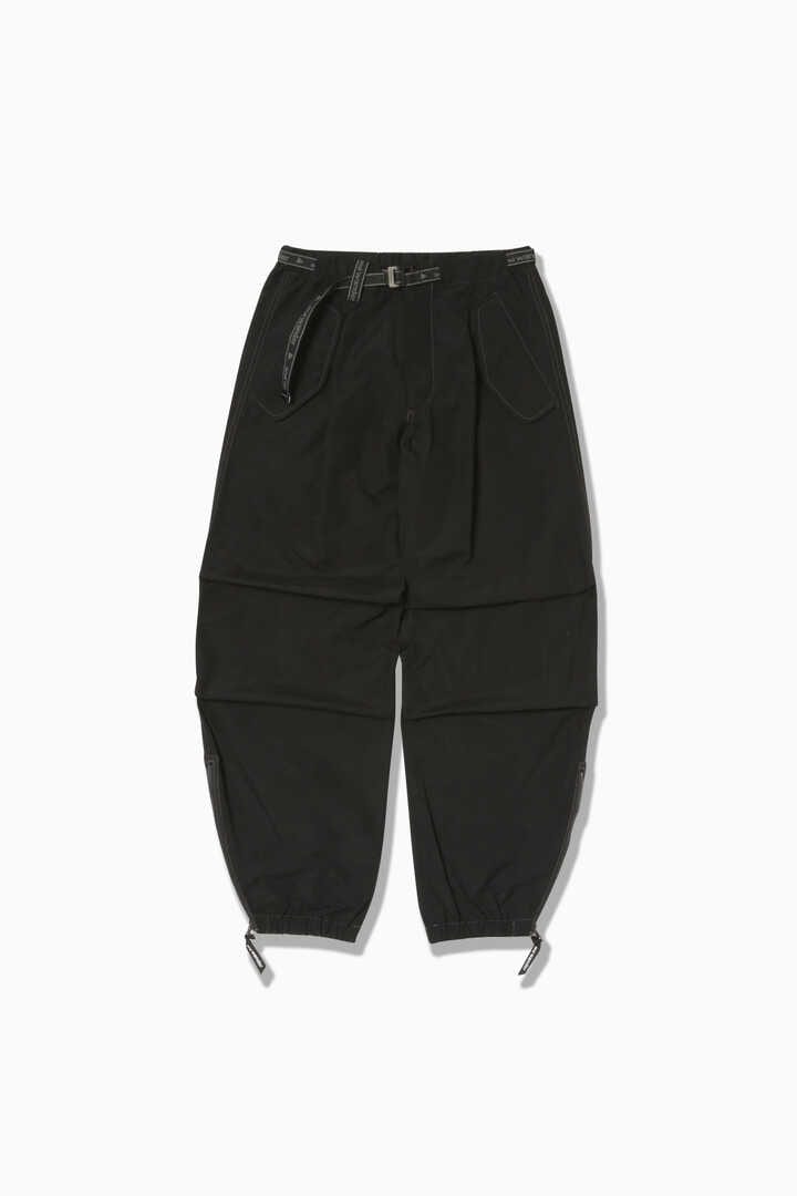 high count cloth side zip hem pants