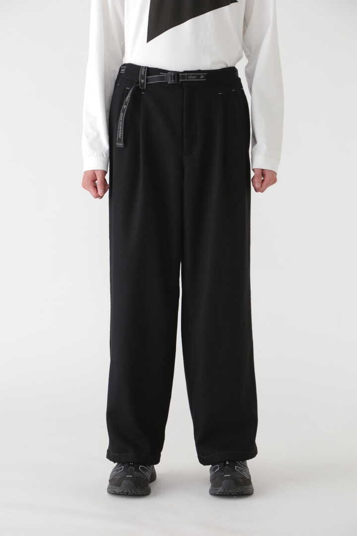 REWOOL tweed wide pants