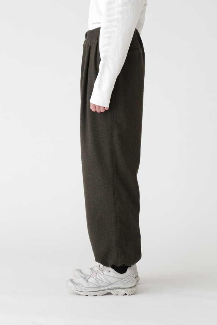 REWOOL tweed wide pants