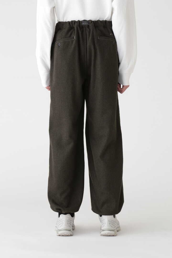 REWOOL tweed wide pants