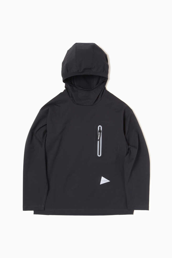 hybrid warm pocket hoodie | cut_knit | and wander ONLINE STORE