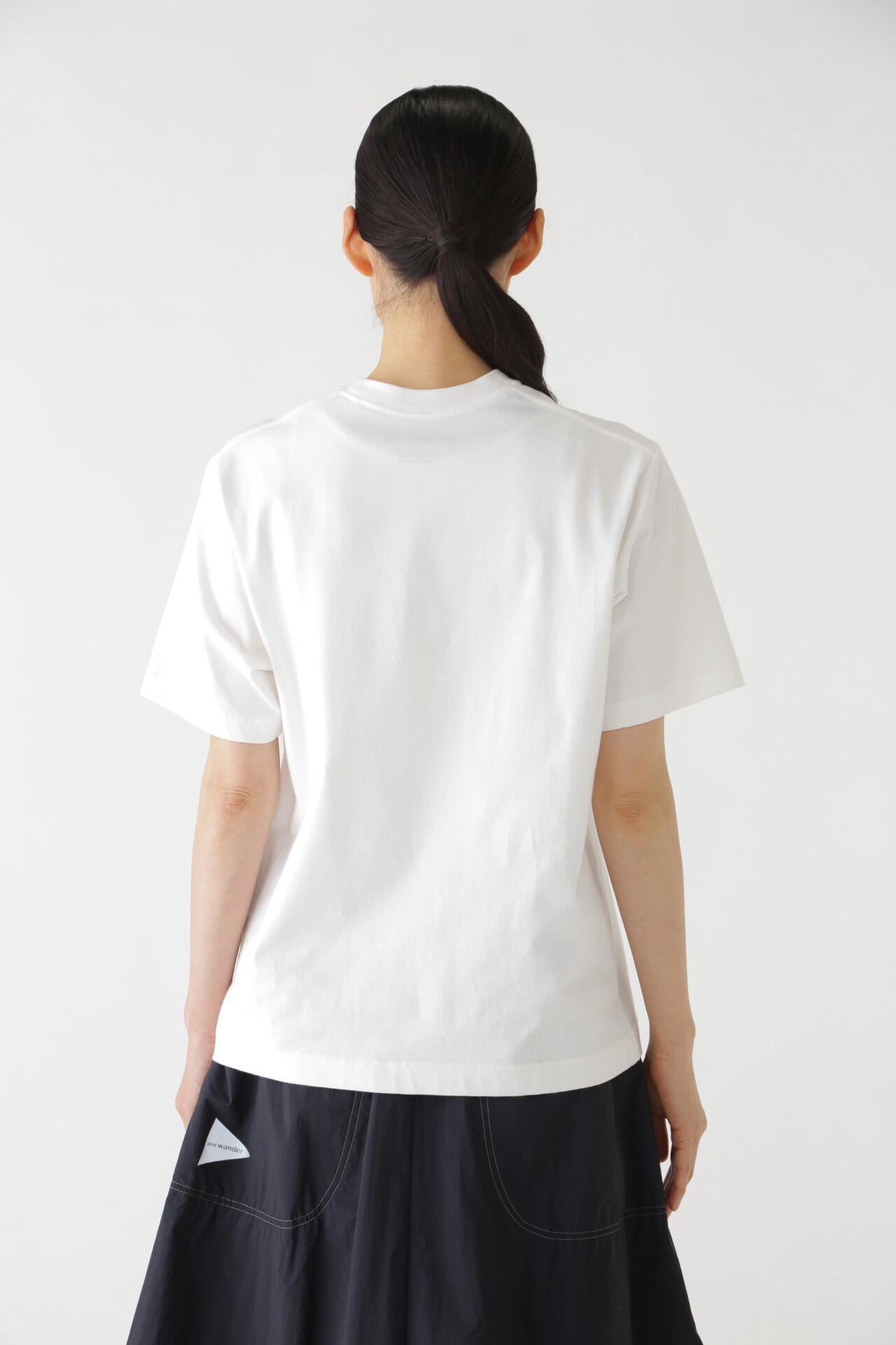 and wander logo SS T | cut_knit | and wander ONLINE STORE