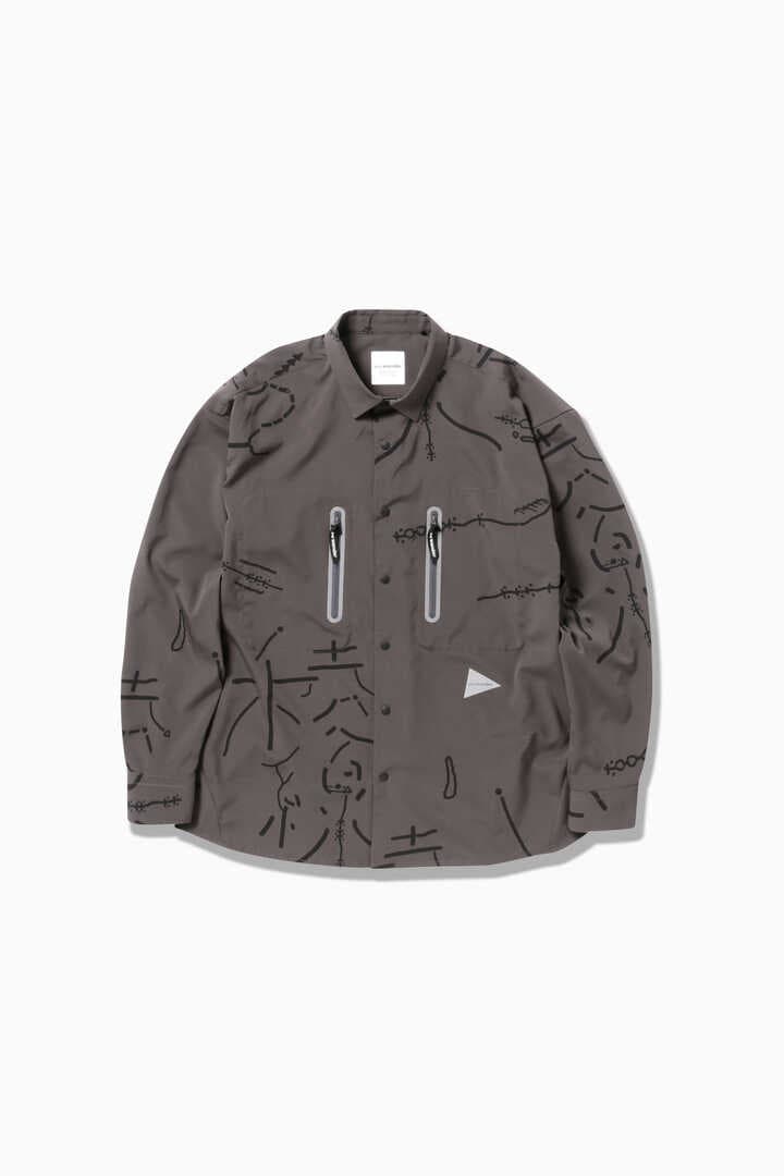 Daijiro OHARA map key print  shirt