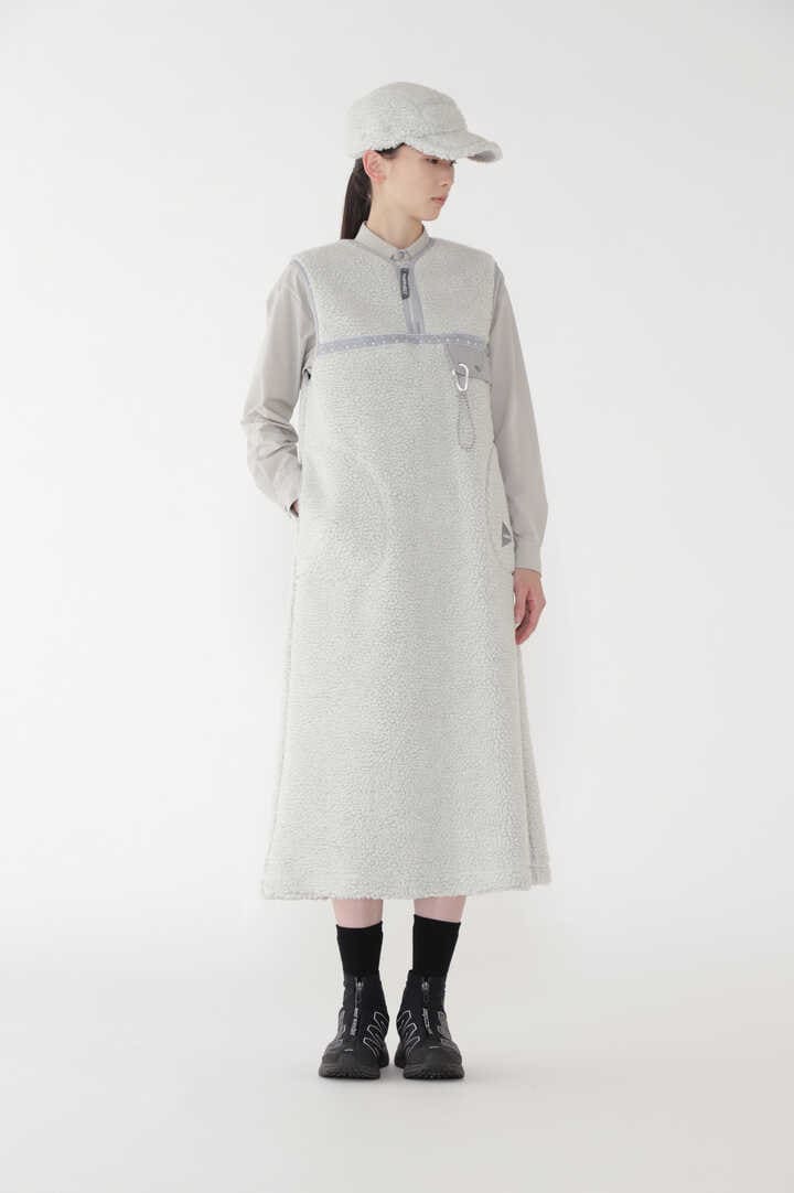 GRAMICCI × and wander JQ tape fleece dress