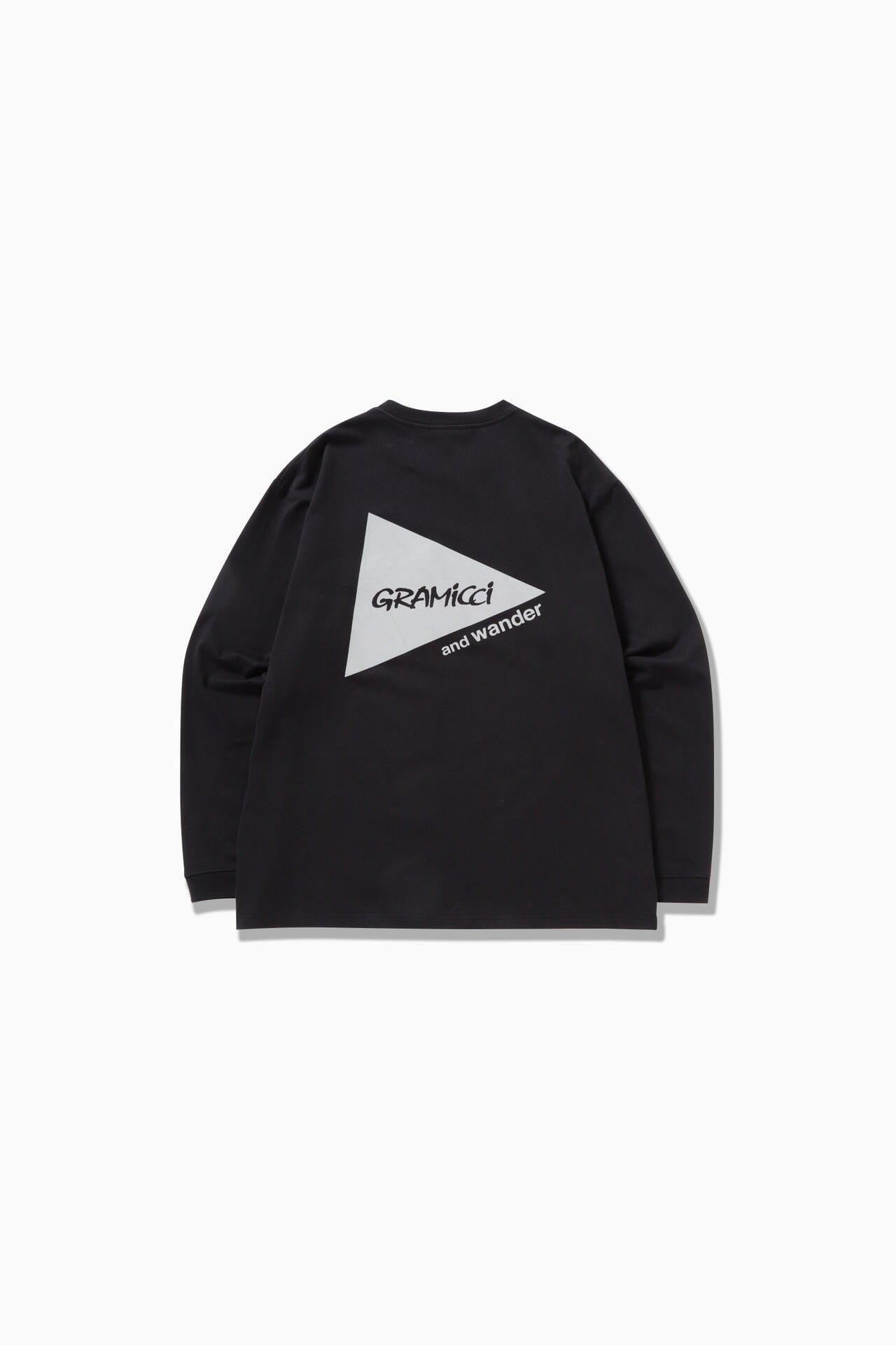 GRAMICCI × and wander backprint LS tee 