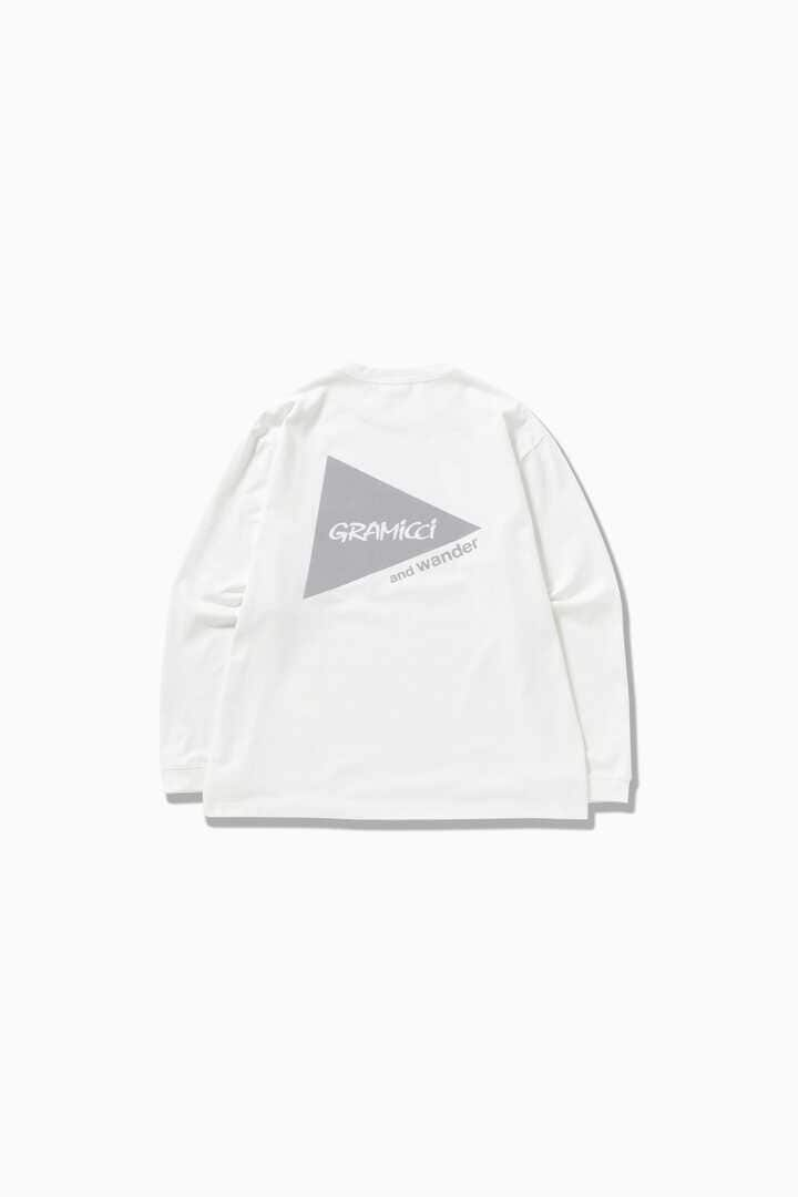 GRAMICCI × and wander backprint LS tee 