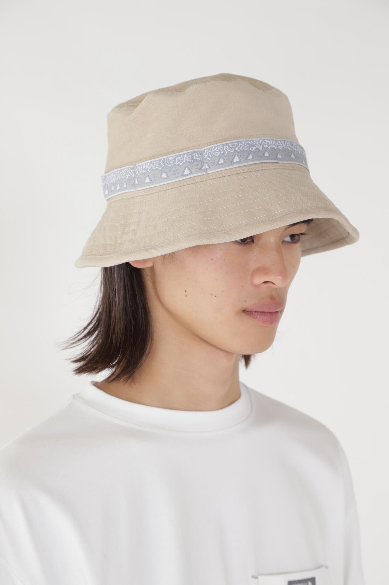 GRAMICCI × and wander JQ tape corduroy hat