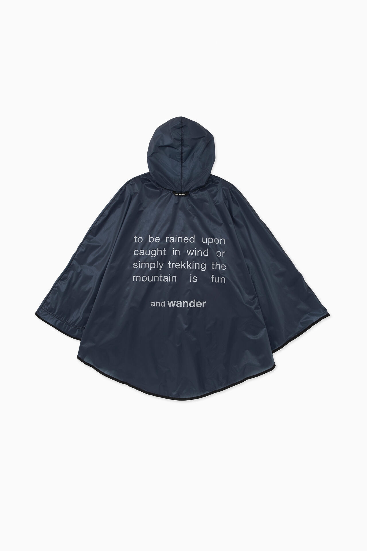 sil poncho | outerwear | and wander ONLINE STORE