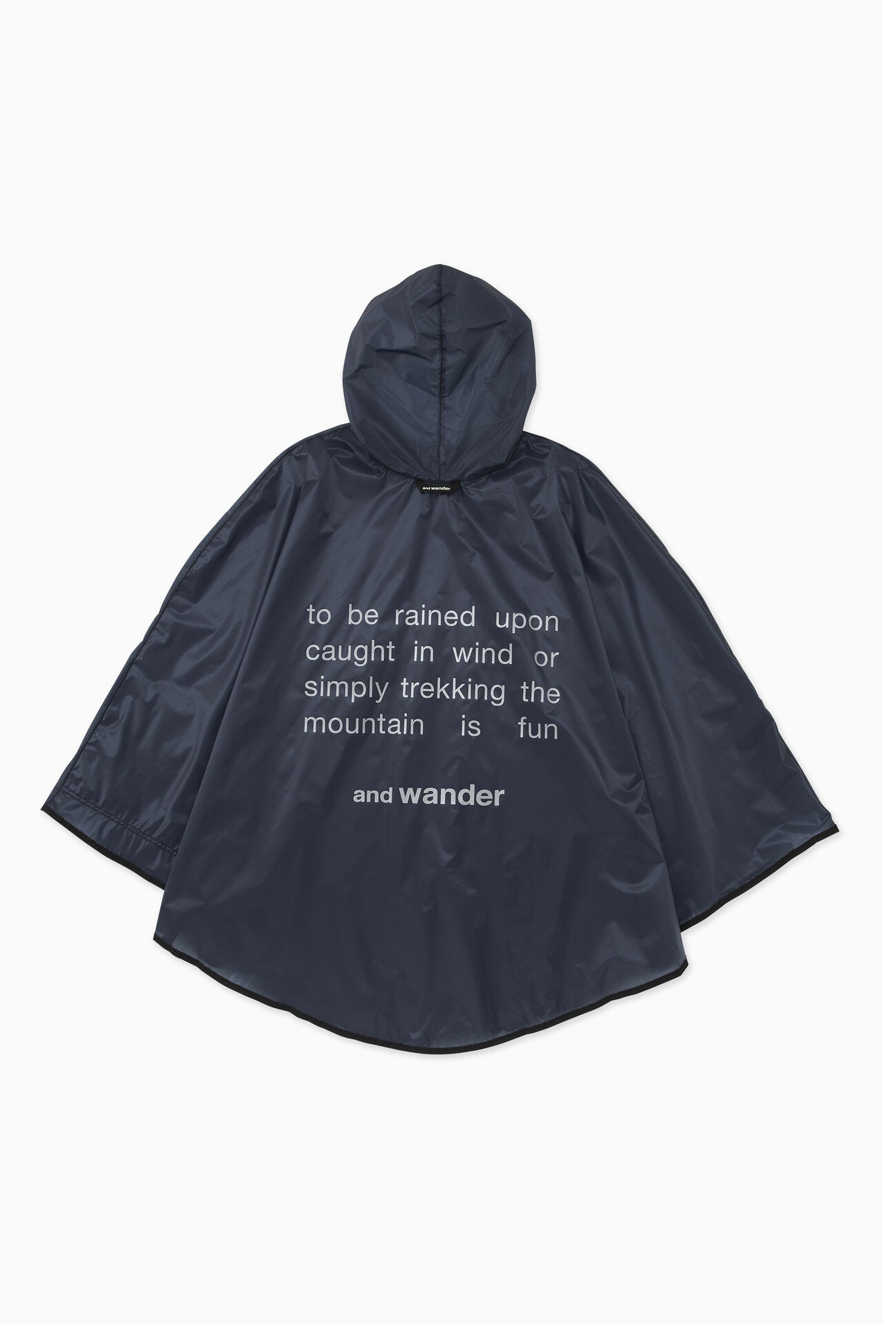 sil poncho | outerwear | and wander ONLINE STORE