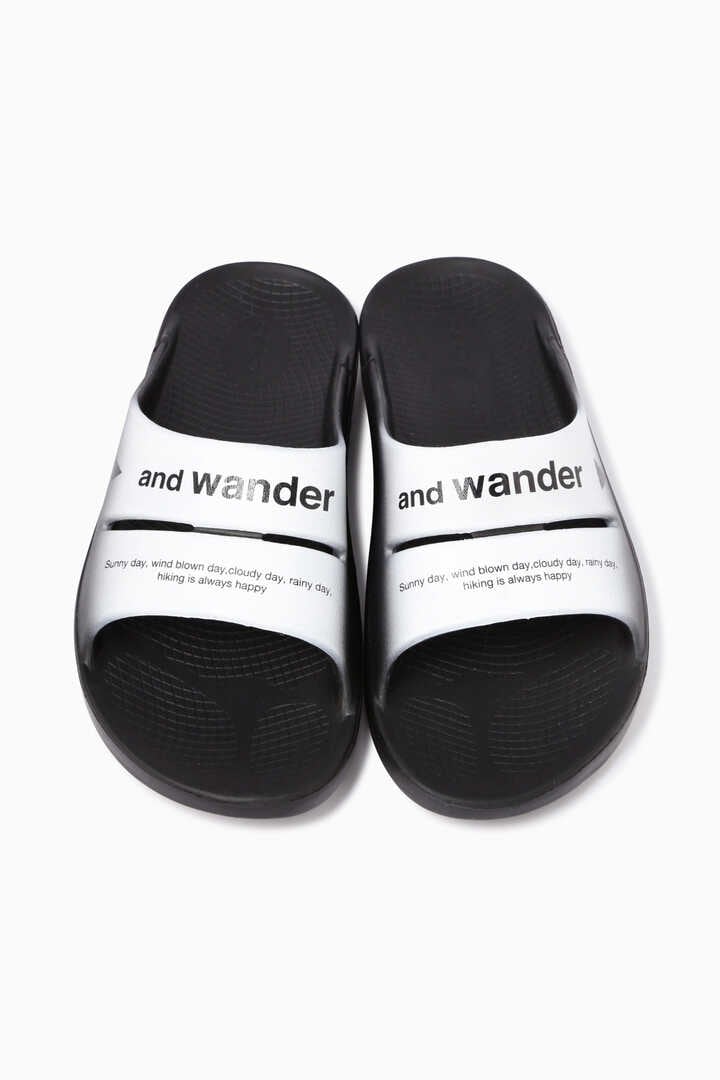 OOFOS ahh × and wander recovery sandal | footwear | and wander 