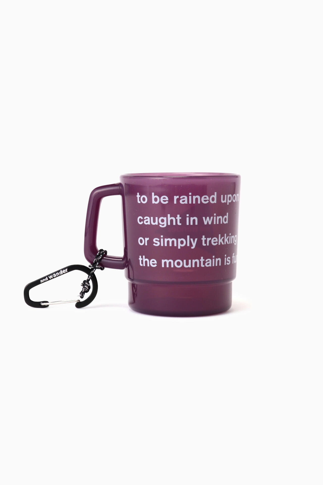 and wander logo PP mug