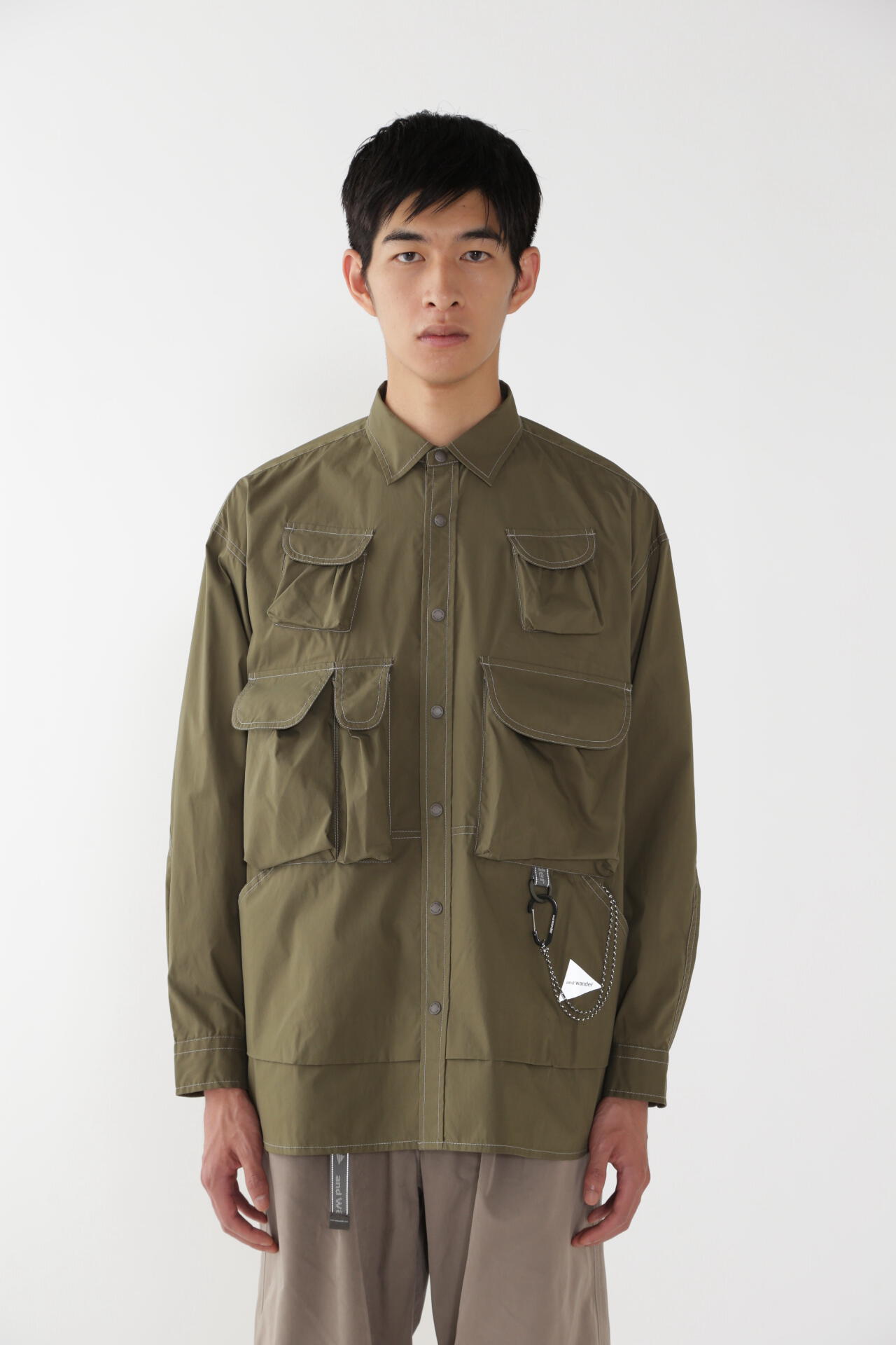 multi pocket LS shirt (M)