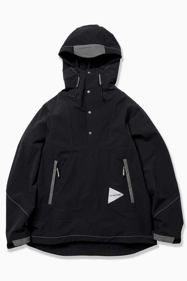 nylon double cloth hoodie | outerwear | and wander ONLINE STORE