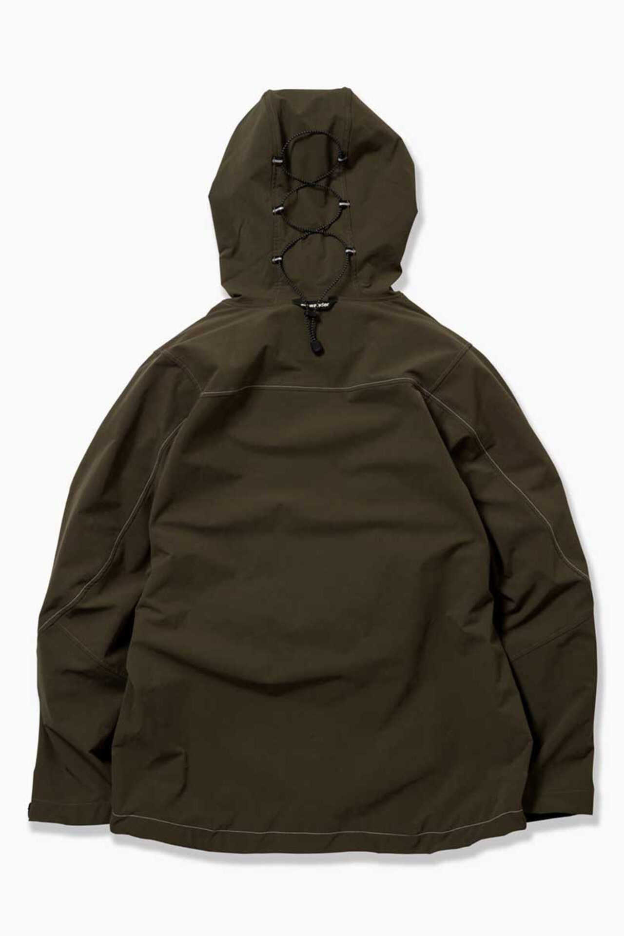 nylon double cloth hoodie