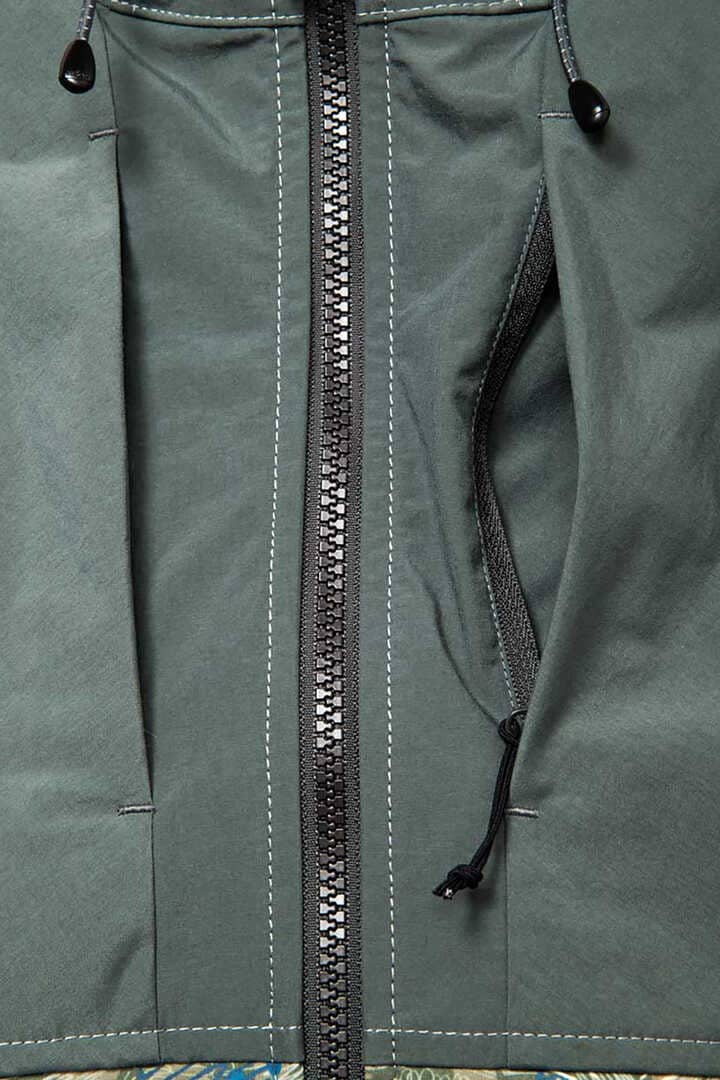 printed stretch jacket