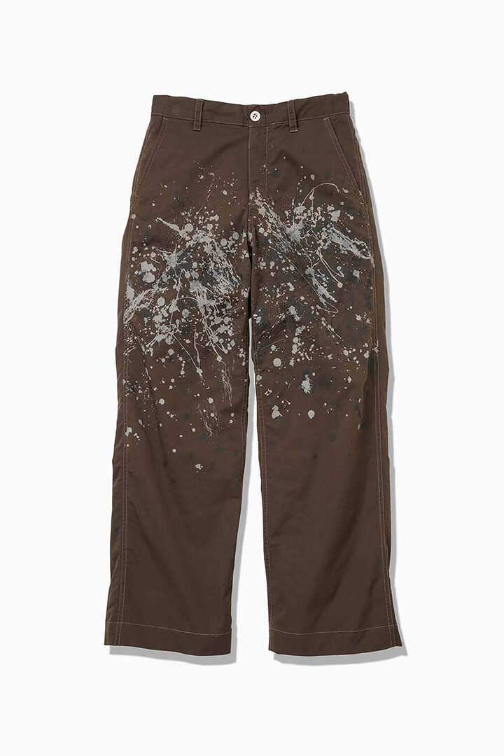 splatter print CORDULA dry chino pants