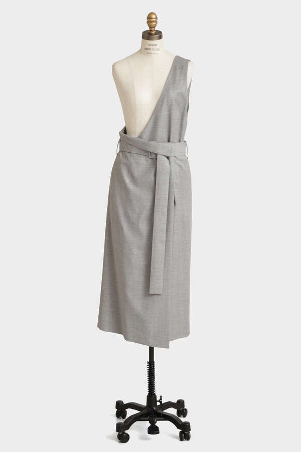 One-shoulder Wrap Skirt