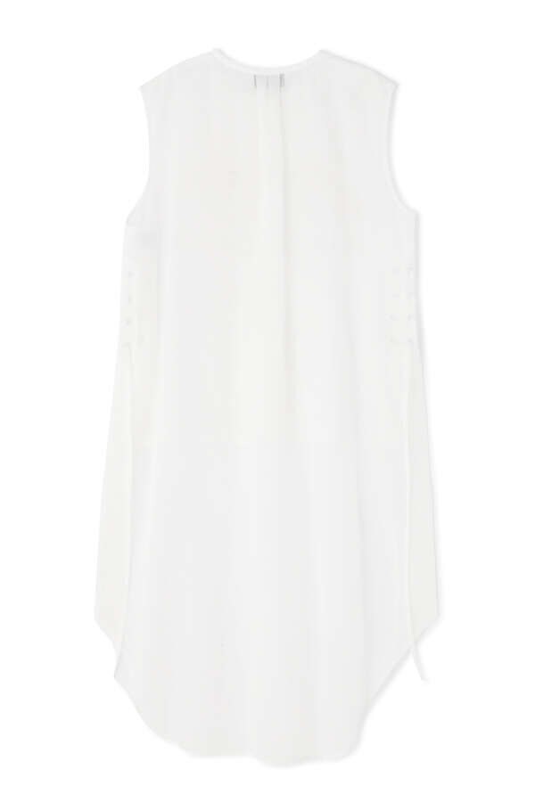 バックロングテイルピンタックシャツ トップス Huele Museum オンラインストア