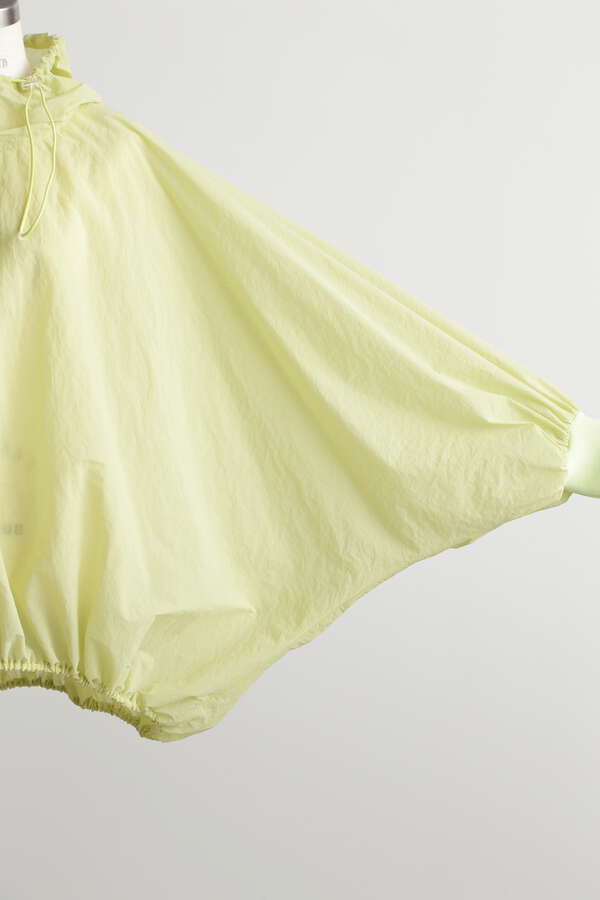 Big Silhouette Sheer Hoodie