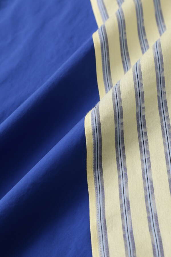 【先行予約 4月下旬-5月上旬入荷予定】Star Lace/Stripe Combi Blouse